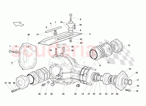 Part Diagram for Lamborghini 01S409448