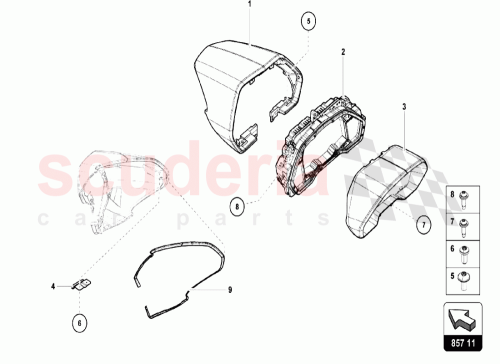 Part Diagram for Lamborghini 470920900F