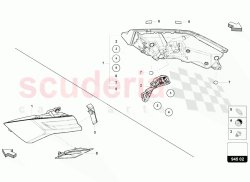 Part Diagram for Lamborghini 4ML945068