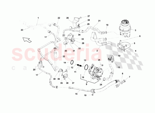Part Diagram for Lamborghini N206405