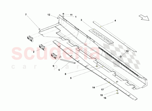 Part Diagram for Lamborghini 401959802D