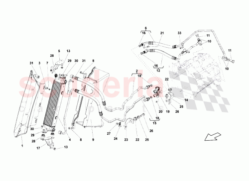 Part Diagram for Lamborghini N138444