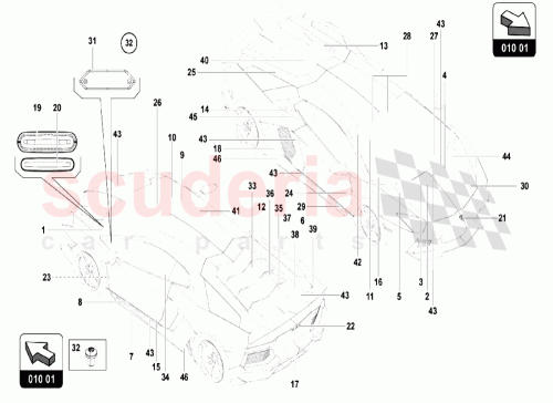 Part Diagram for Lamborghini 470854499E