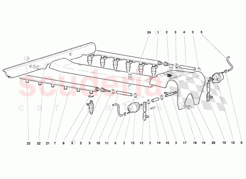 Part Diagram for Lamborghini 002032830