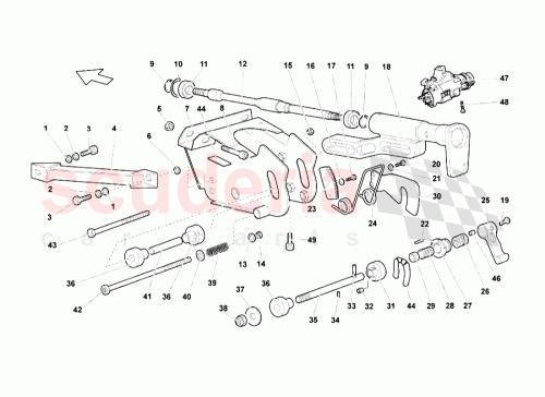 Part Diagram for Lamborghini 410419209