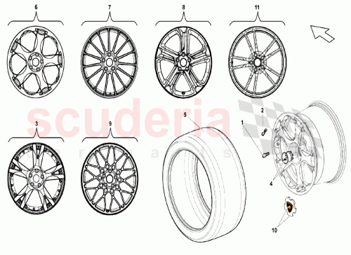Part Diagram for Lamborghini 0R1400028