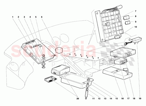 Part Diagram for Lamborghini 001128397