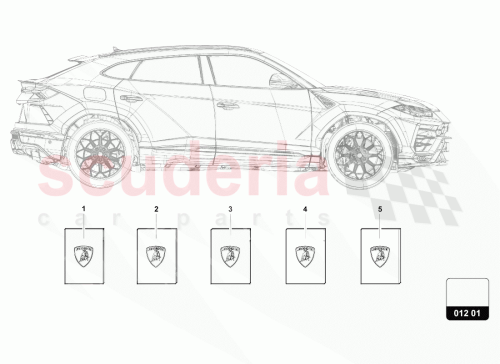 Part Diagram for Lamborghini 4ML012750SA