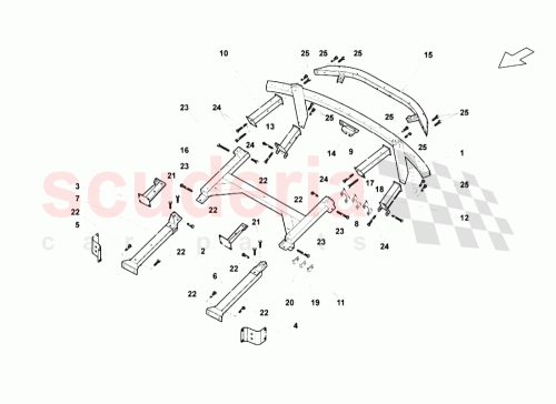 Part Diagram for Lamborghini 400810428