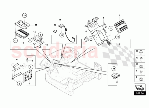 Part Diagram for Lamborghini 8K0907063BE