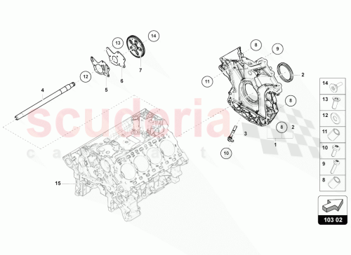 Part Diagram for Lamborghini 0P2103293G