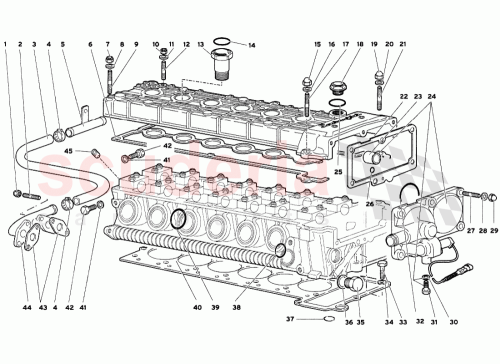 Part Diagram for Lamborghini 0011004007