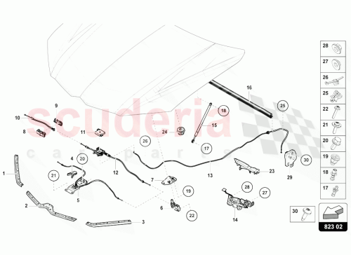 Part Diagram for Lamborghini 4ML823359