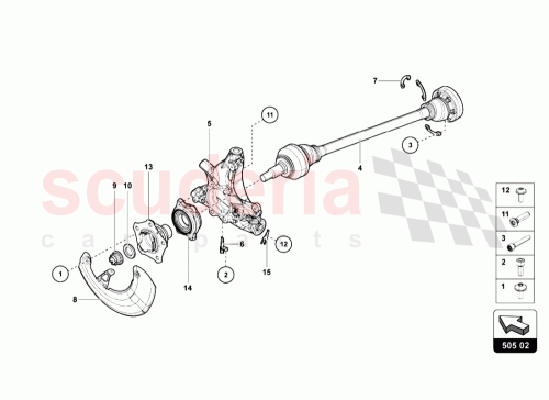 Part Diagram for Lamborghini 470501204F