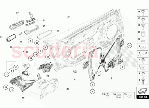 Part Diagram for Lamborghini 470837521A