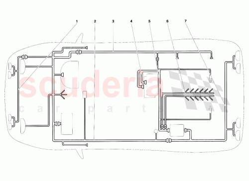 Part Diagram for Lamborghini 006137481
