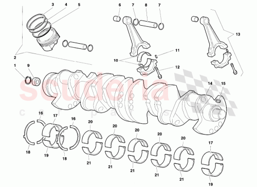 Part Diagram for Lamborghini 423400300