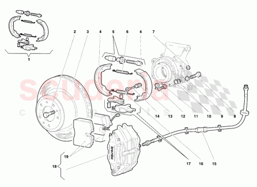 Part Diagram for Lamborghini 003132195