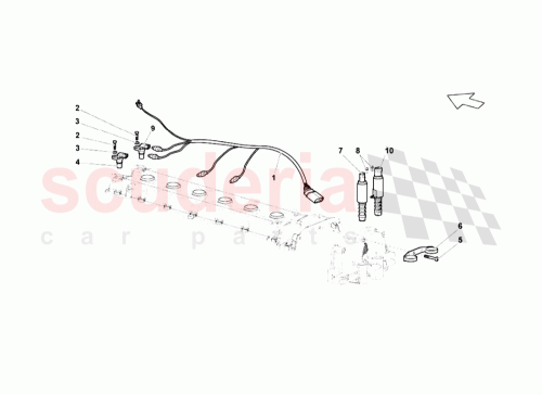 Part Diagram for Lamborghini 07L905163C
