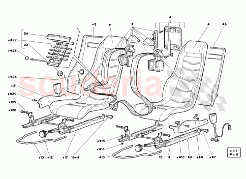 Part Diagram for Lamborghini 009435018