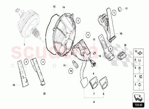 Part Diagram for Lamborghini 470721511C
