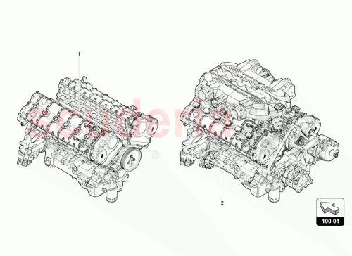 Part Diagram for Lamborghini 07M100031A