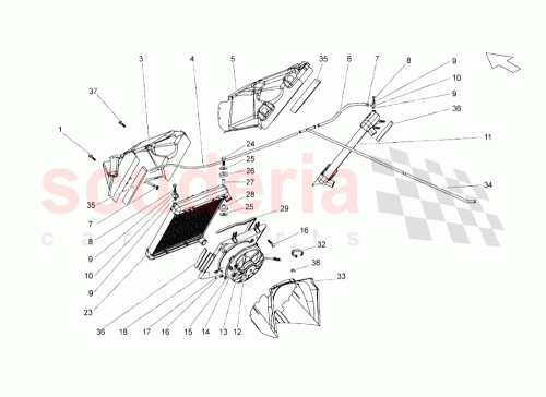Part Diagram for Lamborghini 400121252A