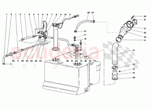 Part Diagram for Lamborghini 008740512