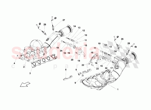 Part Diagram for Lamborghini 1K0998262E