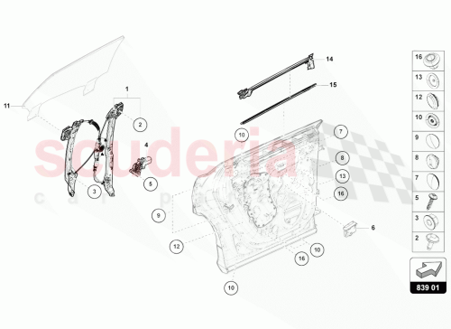 Part Diagram for Lamborghini 4ML839476T94