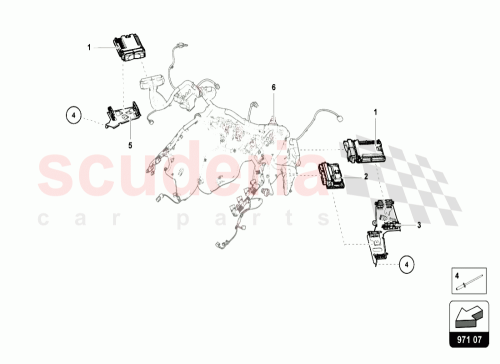 Part Diagram for Lamborghini 4T0907552