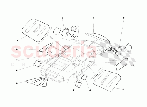 Part Diagram for Lamborghini 310147077
