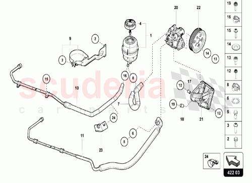 Part Diagram for Lamborghini 420422376B