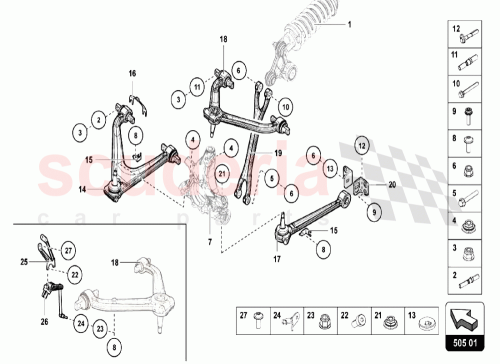 Part Diagram for Lamborghini 470941307