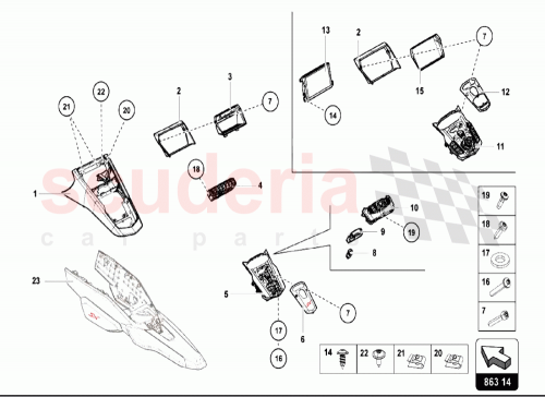 Part Diagram for Lamborghini 470919180B