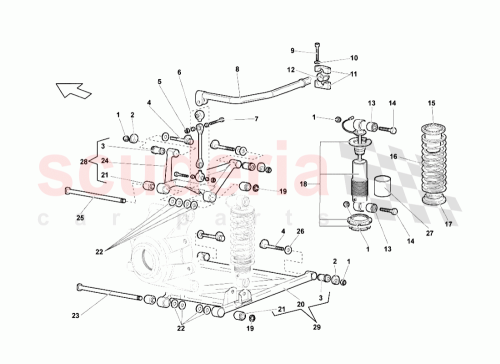 Part Diagram for Lamborghini 410407295