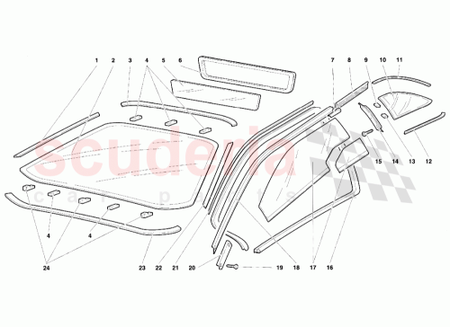 Part Diagram for Lamborghini 009421720