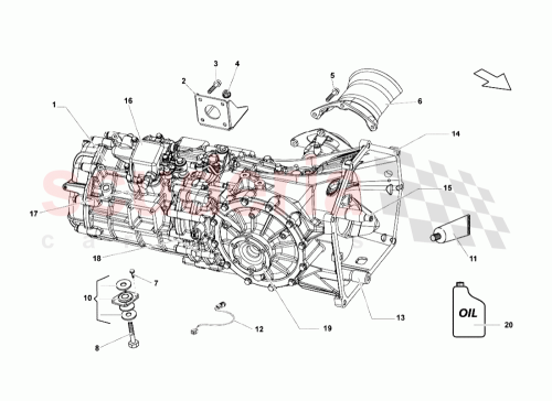 Part Diagram for Lamborghini 0R1400528