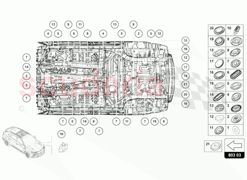Part Diagram for Lamborghini 867971908