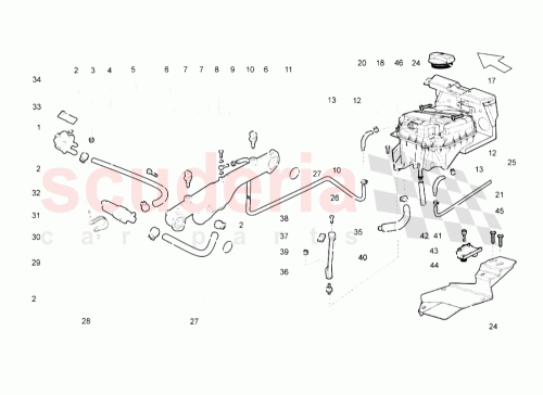 Part Diagram for Lamborghini 420121403