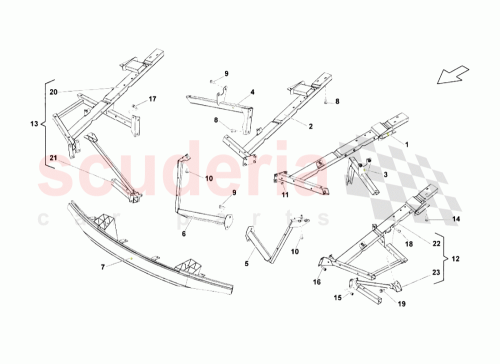 Part Diagram for Lamborghini 400805315