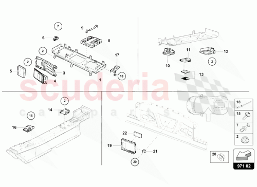 Part Diagram for Lamborghini 4T7959255