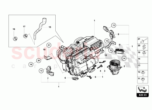 Part Diagram for Lamborghini 470817064A