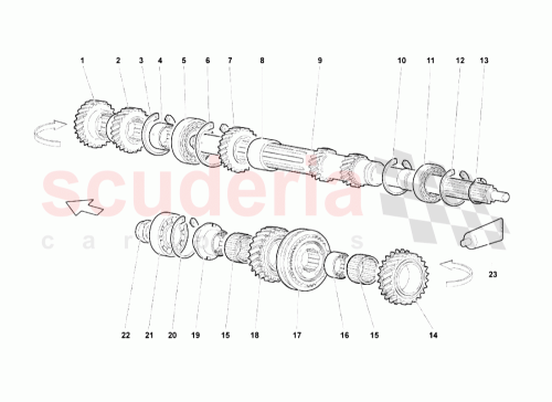 Part Diagram for Lamborghini 086311101D