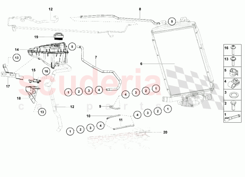 Part Diagram for Lamborghini 470121093B