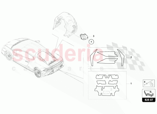 Part Diagram for Lamborghini 4T0898517