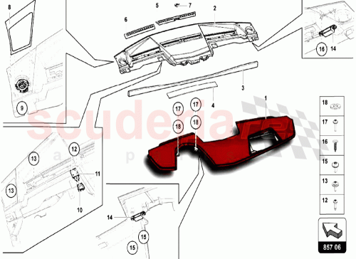 Part Diagram for Lamborghini 470035491D