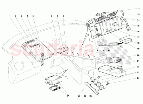 Part Diagram for Lamborghini 006134958