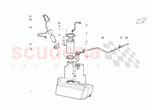 Part Diagram for Lamborghini 407201521A