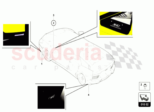 Part Diagram for Lamborghini 470854499A